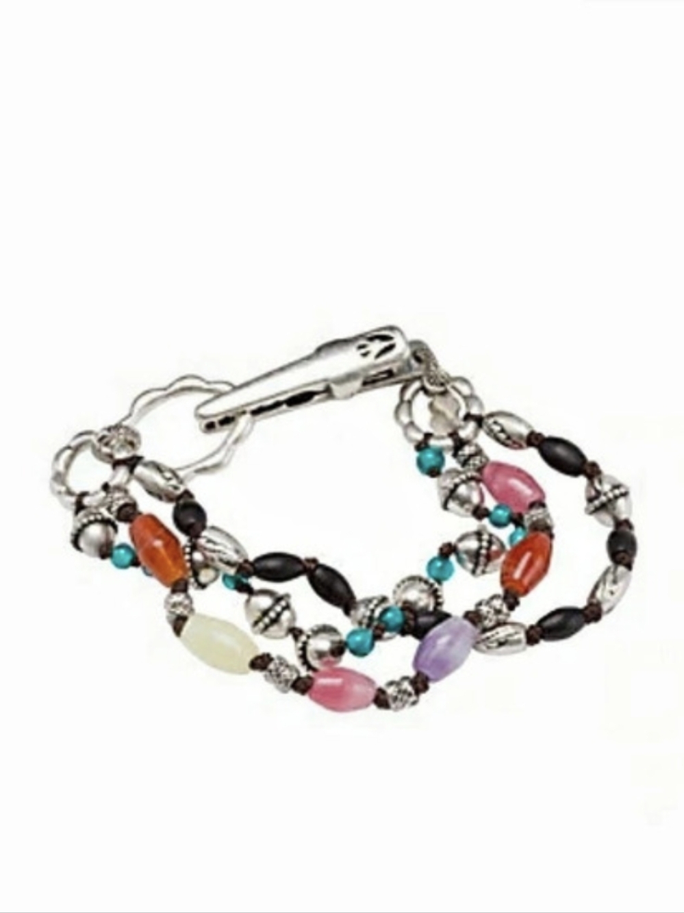 Lucky Brand Lucky You Multi-Strand Beaded Toggle Bracelet (7")